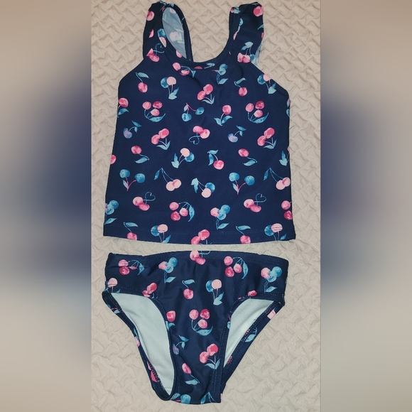 ☀️ 5 for $25 ☀️ OshKosh B'gosh Cherry Print Tankini - Picture 2 of 5